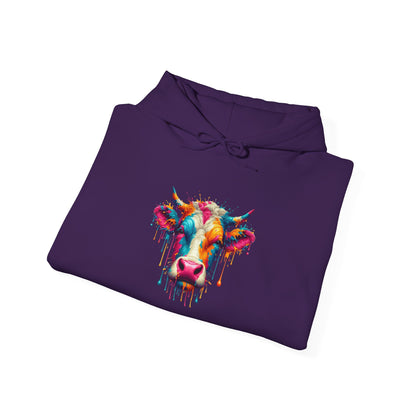 Colorful Cow Heavy Blend™ Hooded Sweatshirt