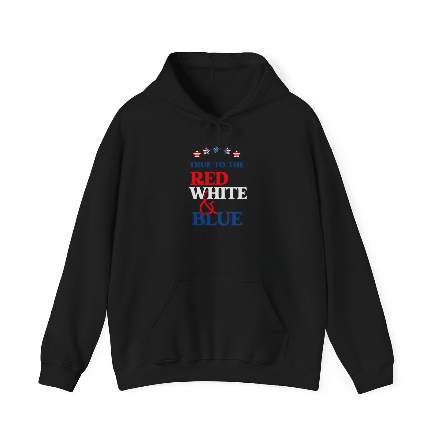 True to the Red White & Blue Heavy Blend™ Hooded Sweatshirt