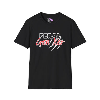 Feral GenXer w/Claws Adult T-Shirt