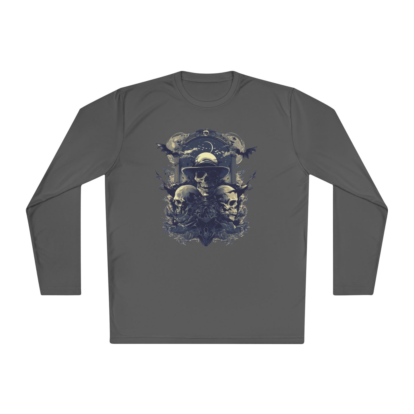 Dapper Skulls Adult Long Sleeve Tee