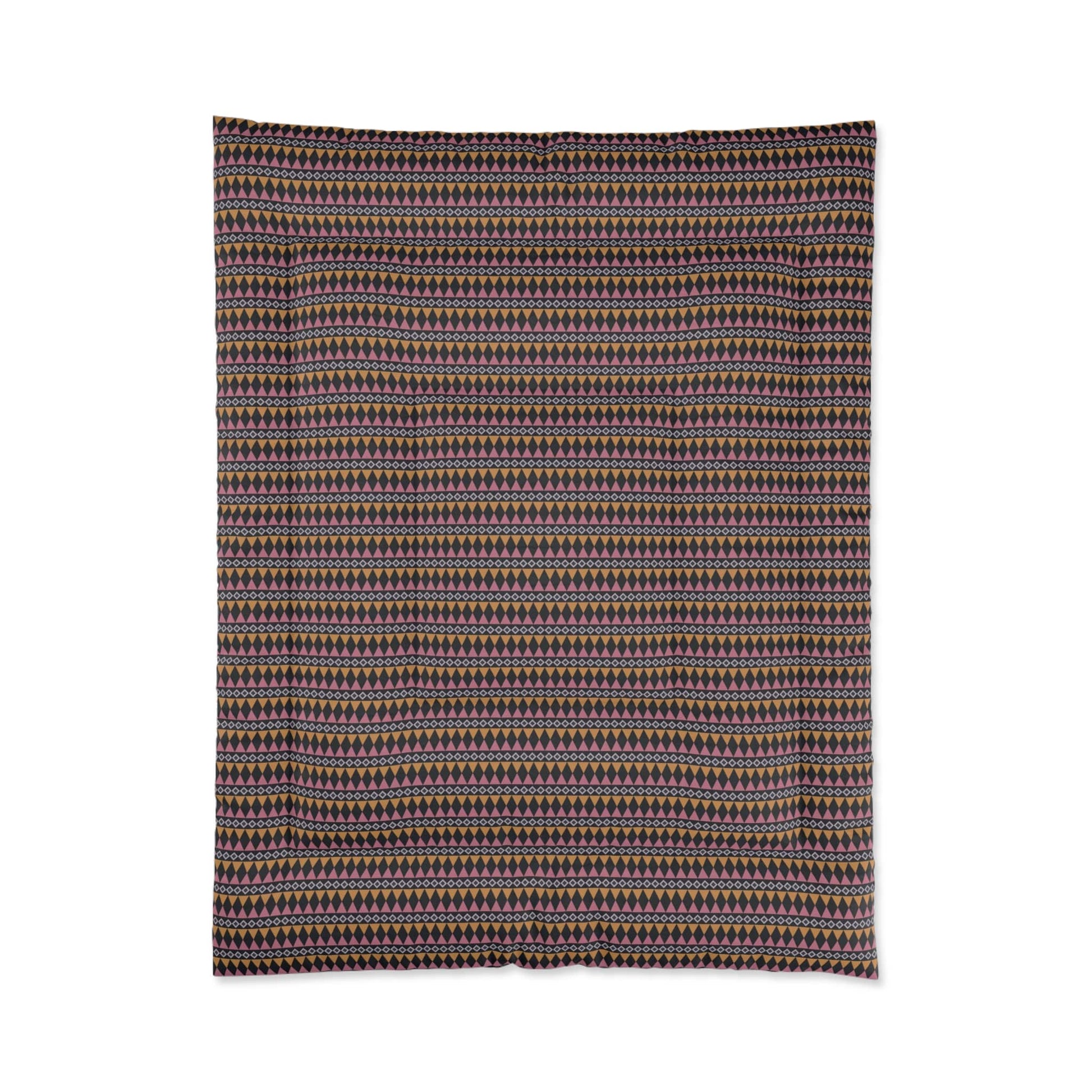 Midnight Clay Cairn Stripes Comforter