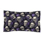 Midnight Lavender Skulls Pillow Sham