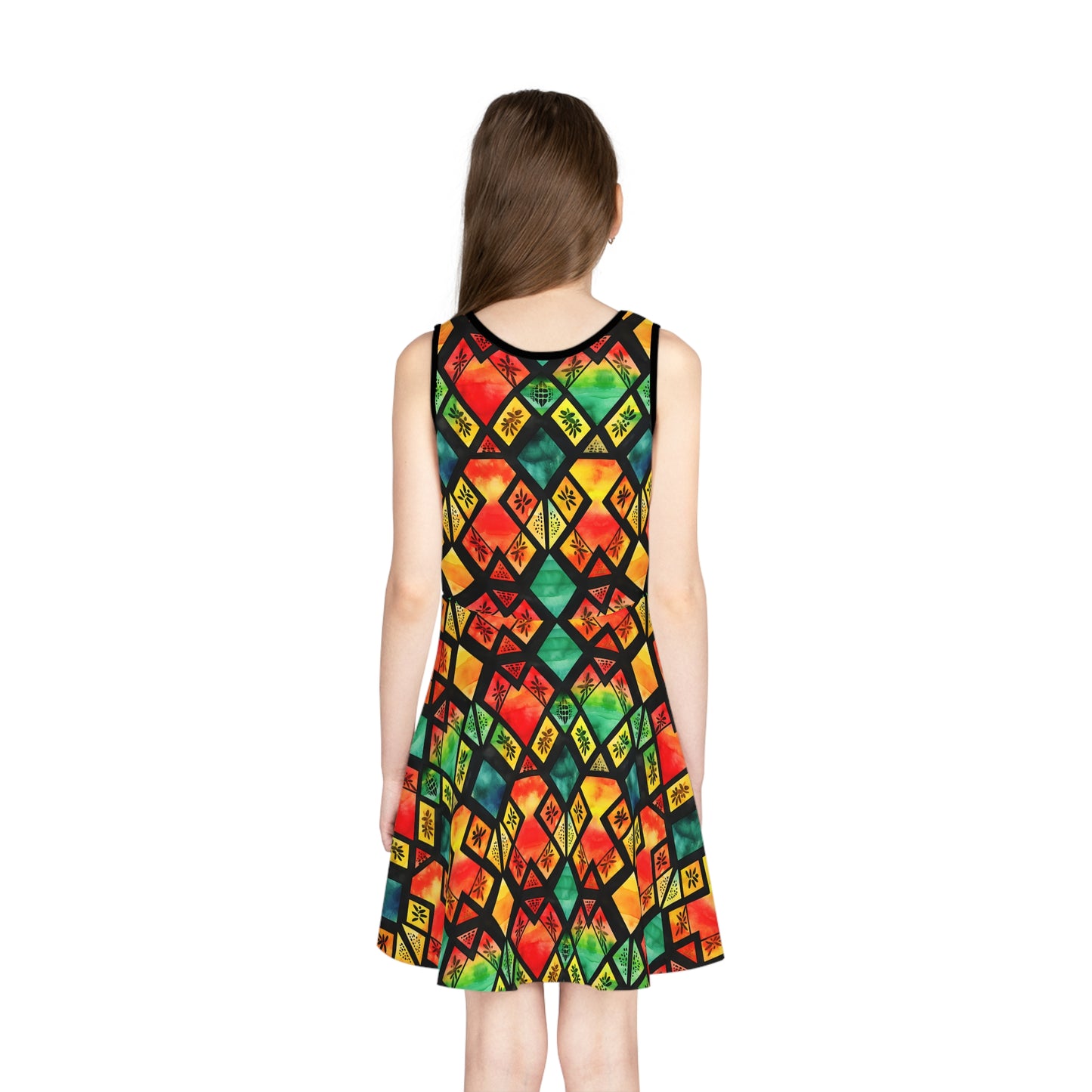 Freedom Flame Girls' Sleeveless Sundress