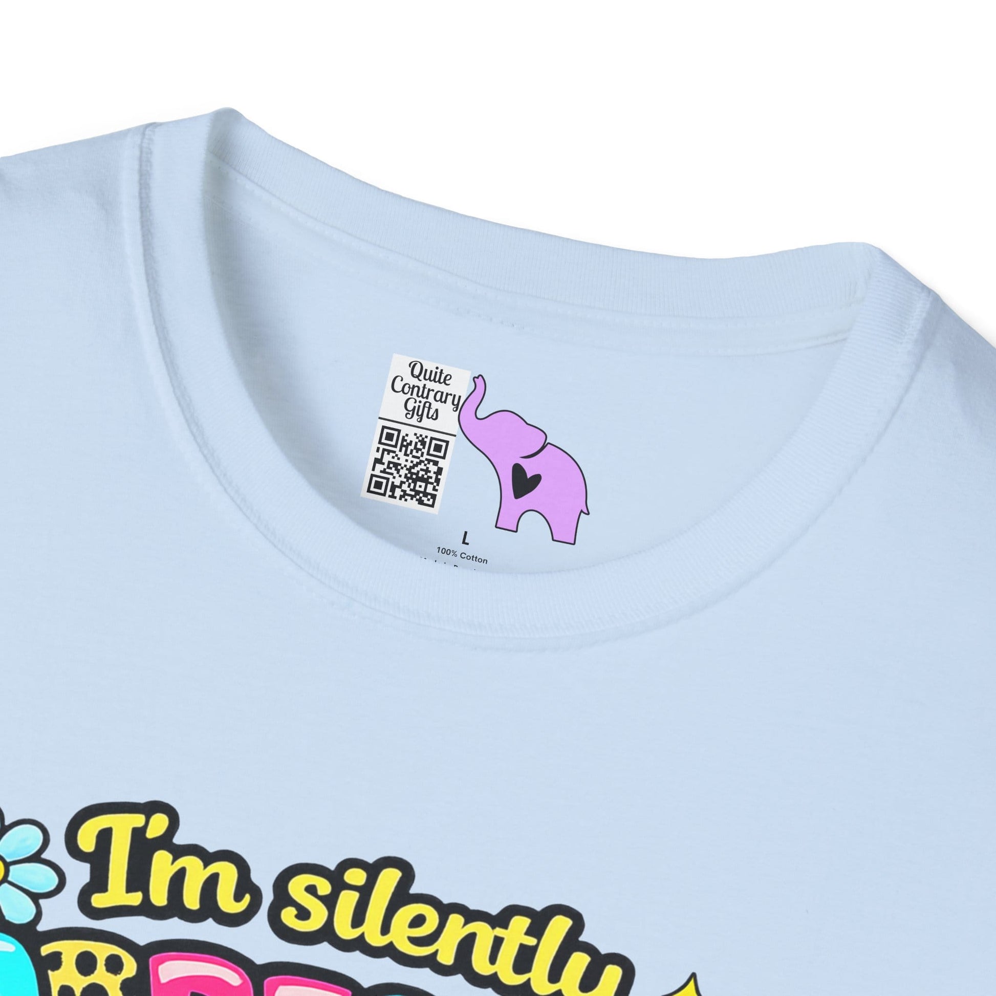 I'm Silently Correcting Your Grammar (Colorful) Adult T-shirt