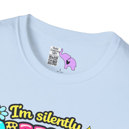 I'm Silently Correcting Your Grammar (Colorful) Adult T-shirt