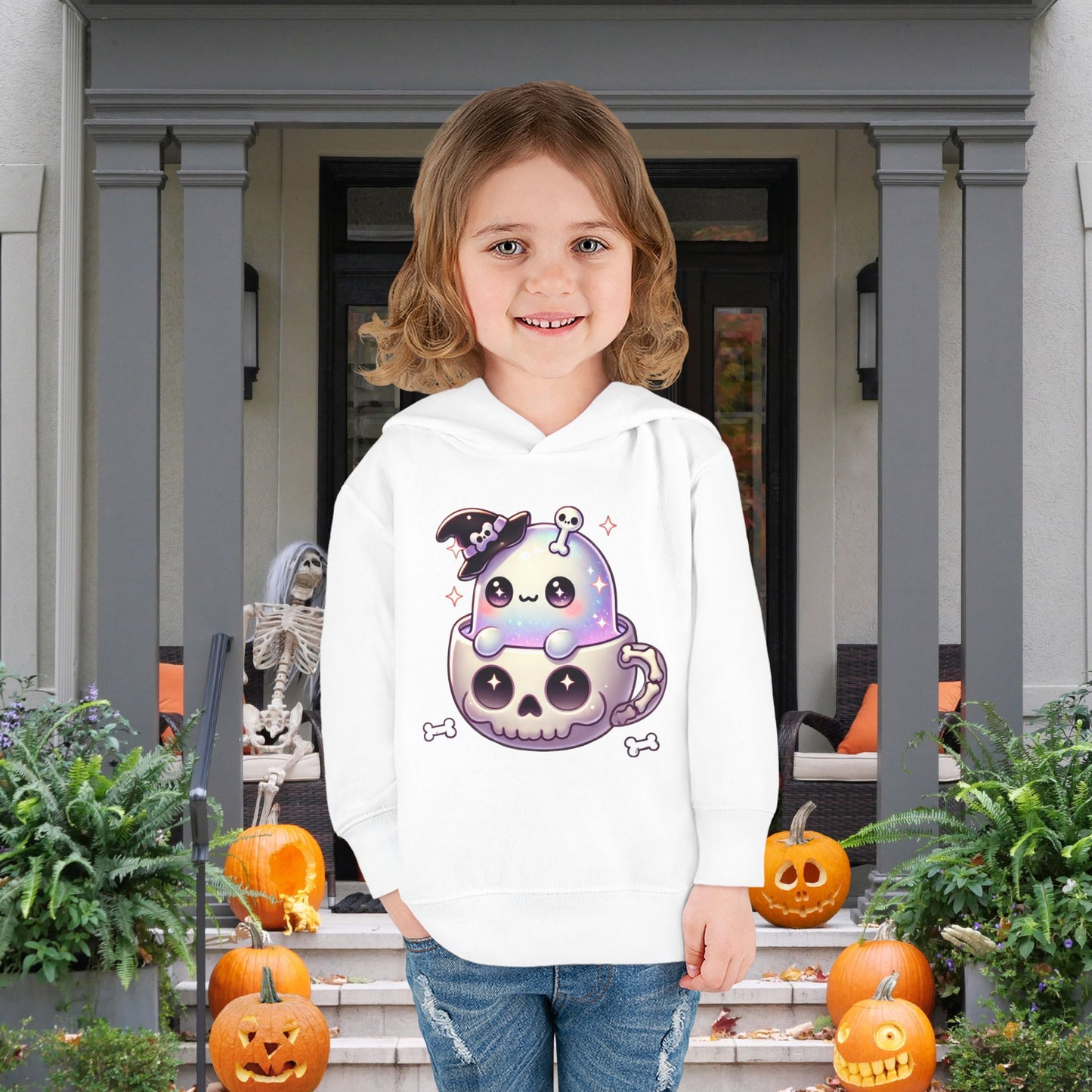 Skully Sips Toddler Hoodie