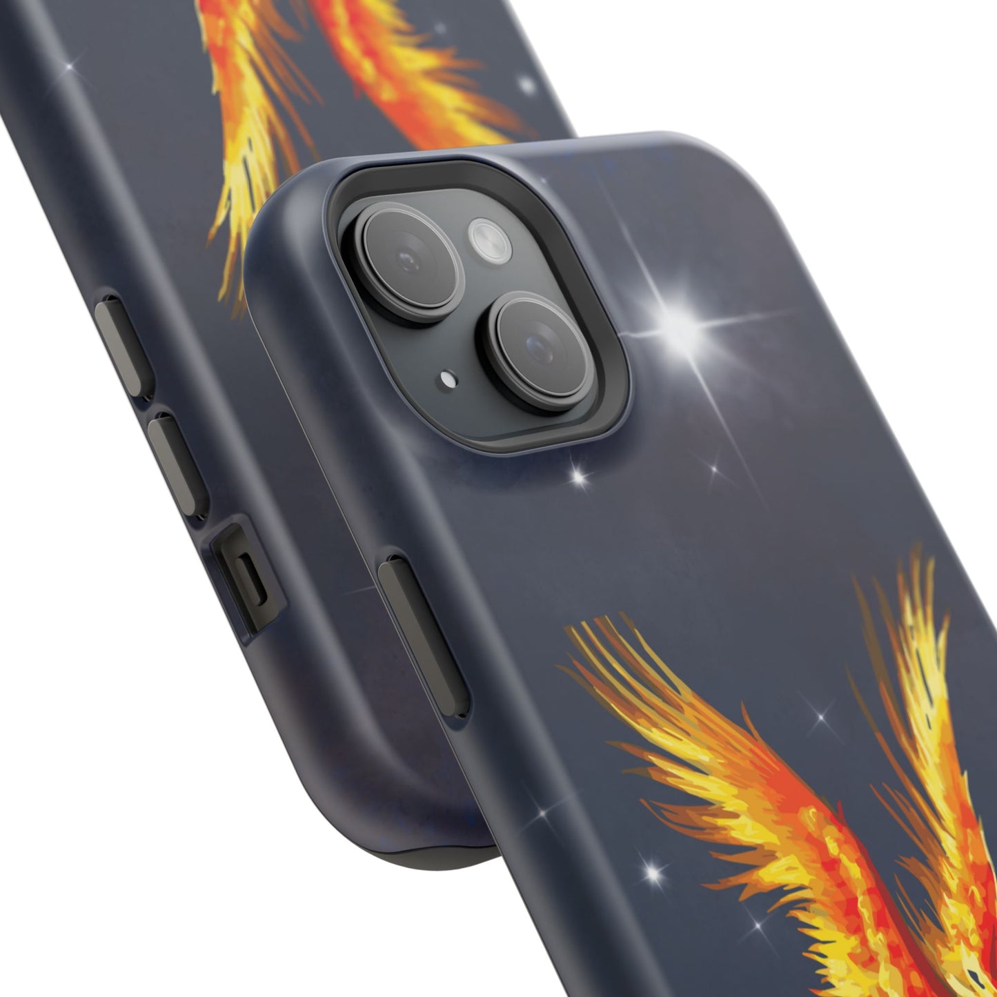 Phoenix Over Nebula MagSafe® Compatible Tough Case for iPhone