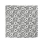 Black & White Forget-Me-Nots Microfiber Duvet Cover