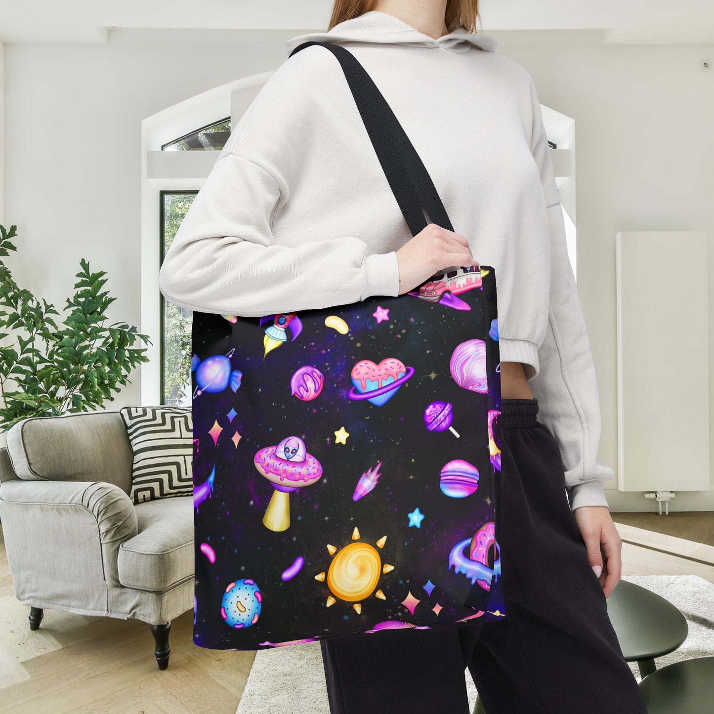 Cosmic Recess Canvas Tote Bag