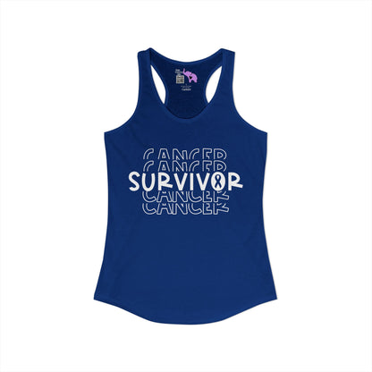 Cancer Survivor Women's Ideal Racerback Tank