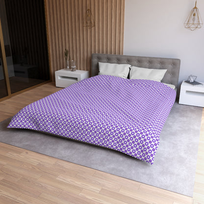 Purple Prism Garden Duvet Bedding Set