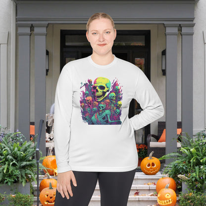 Skeleton Gathering Adult Long Sleeve Tee