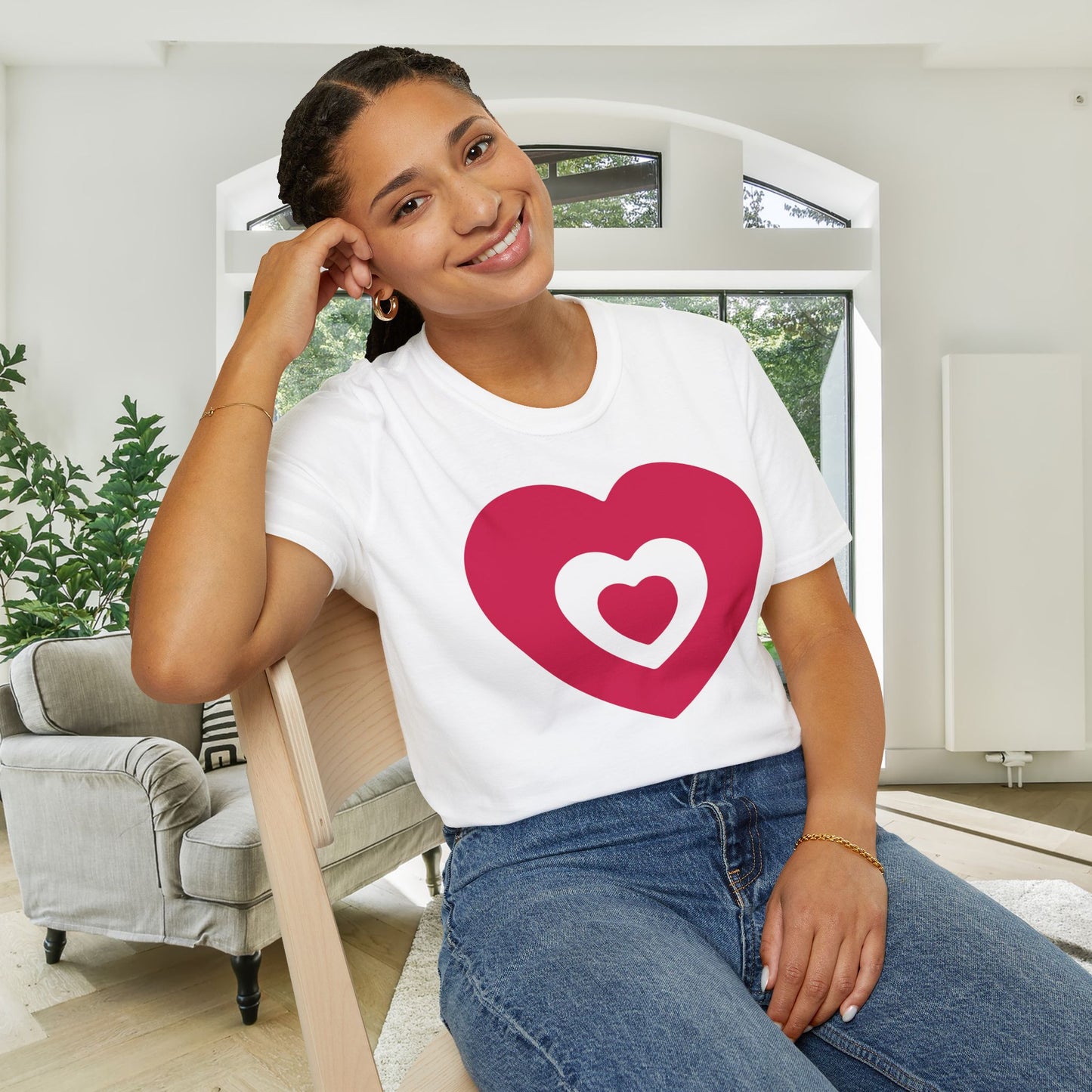 Heart 6 Adult Unisex Tshirt