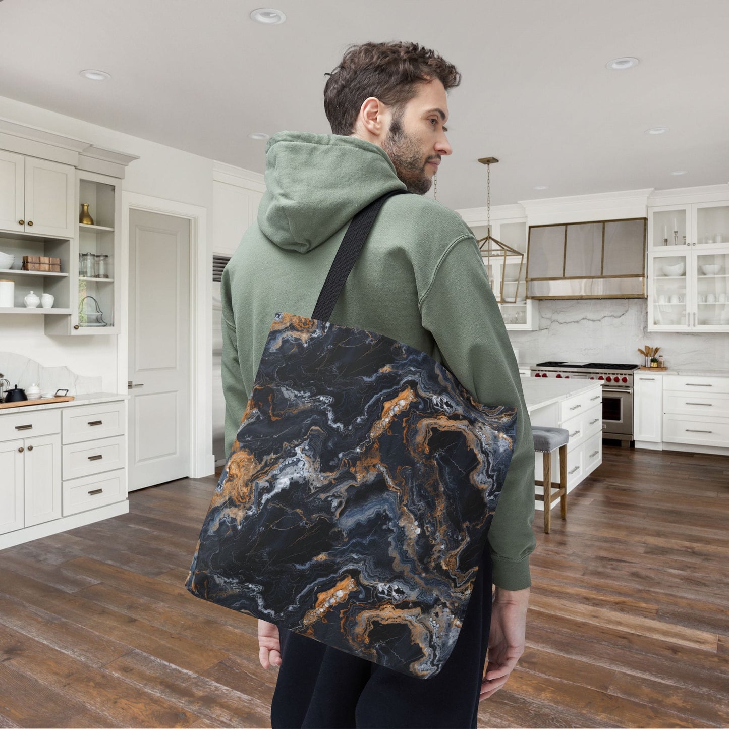 Moonspill Marble Canvas Tote Bag