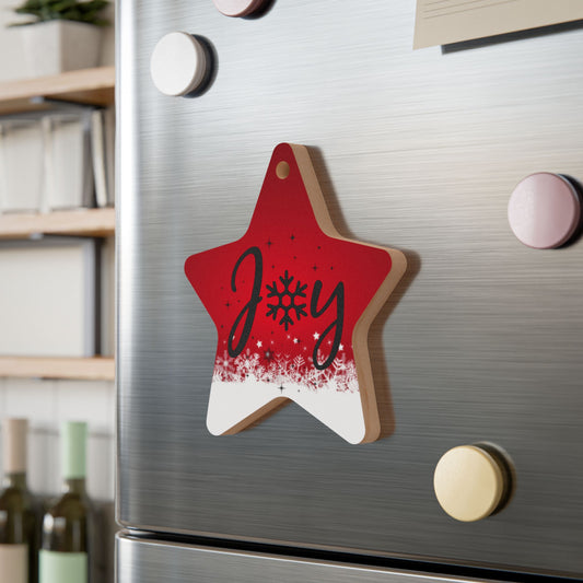 Star, Oval, and Tree Variety Wooden Ornaments