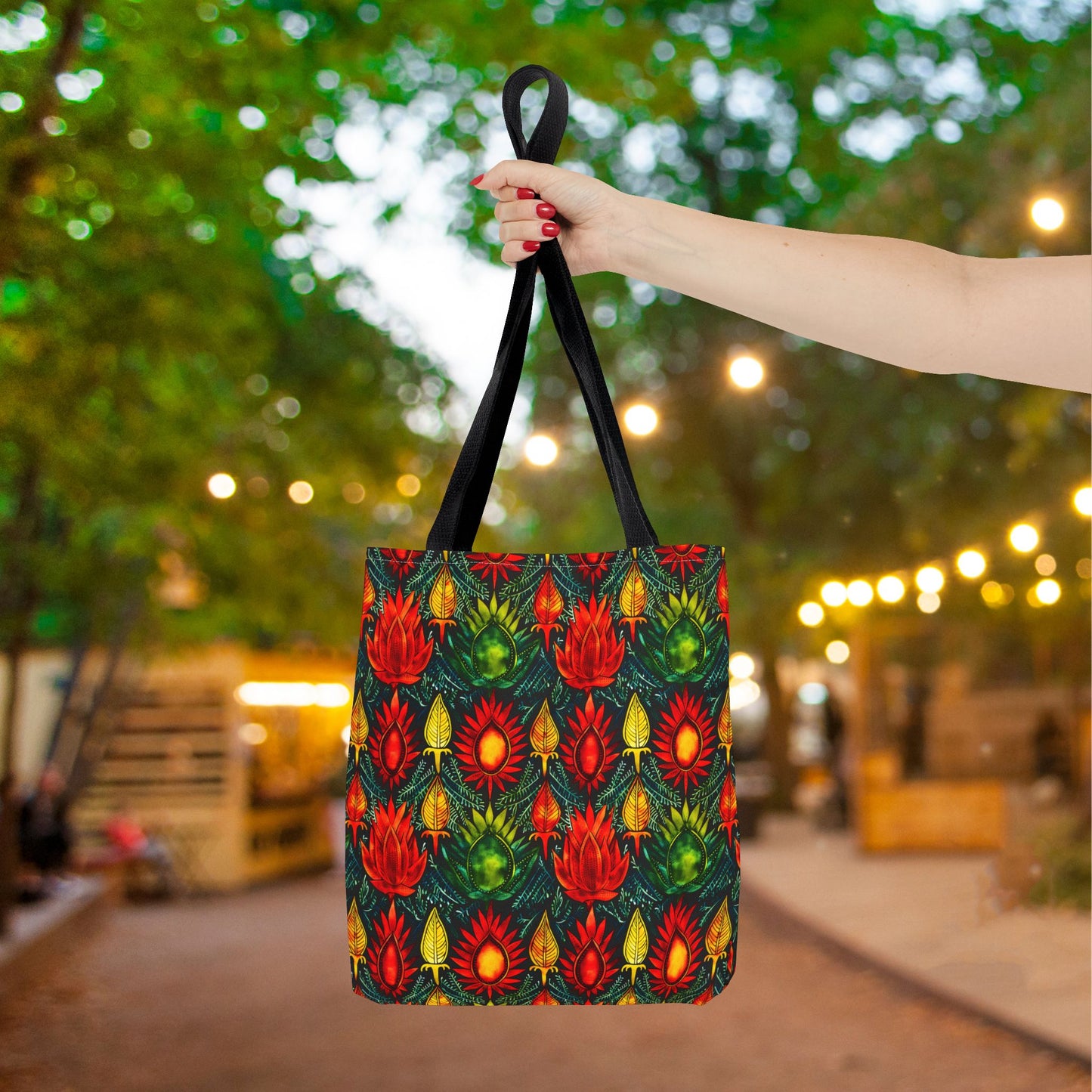 Joyful Burst Canvas Tote Bag