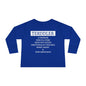 ""Terddler Definition Toddler Long Sleeve Tee