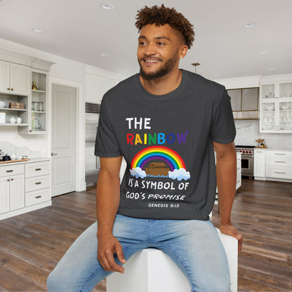 The Rainbow Is A Symbol of God's Promise Adult T-shirt