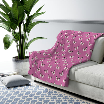 Blush Flutter Fleece Blanket