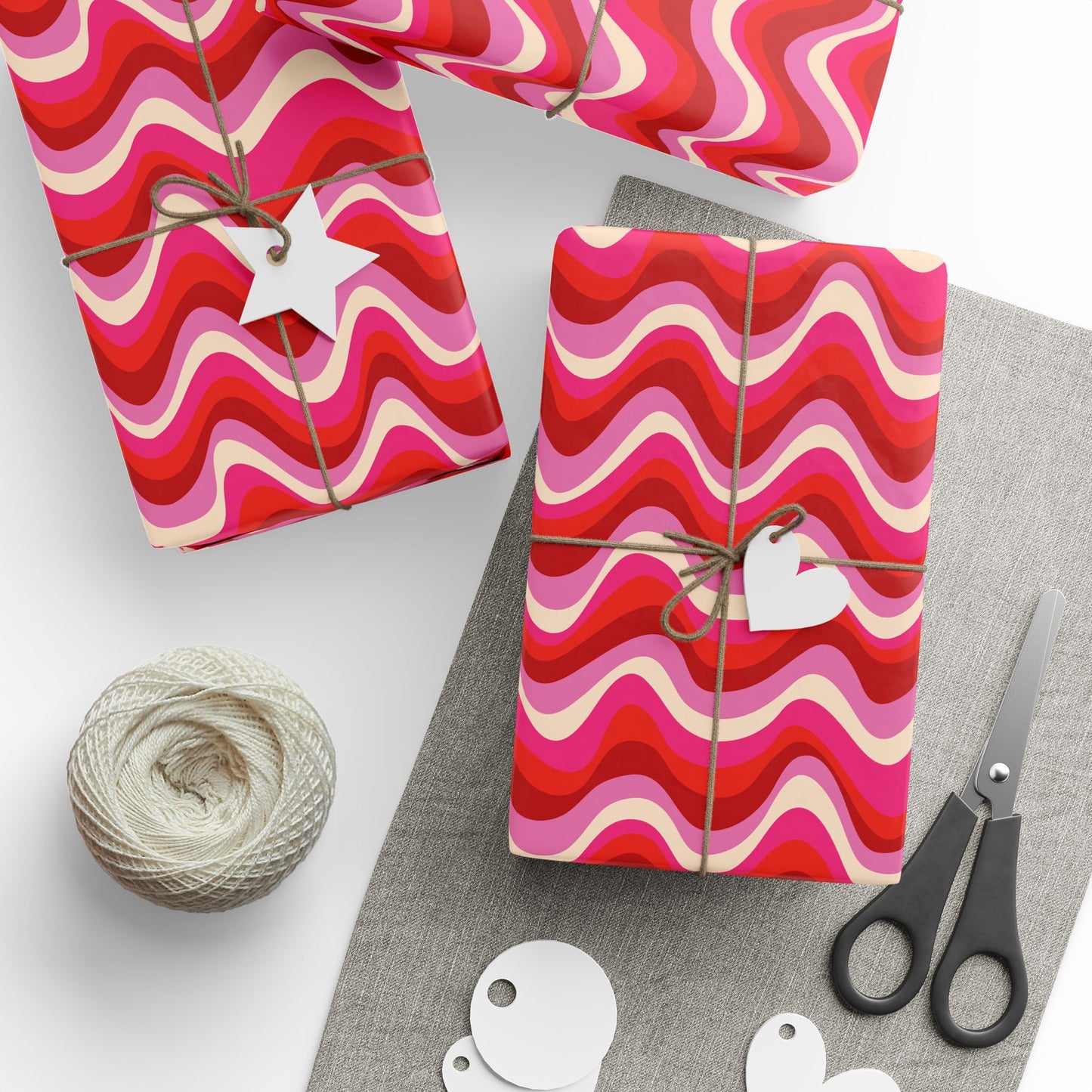 Blush Frequency Wrapping Paper