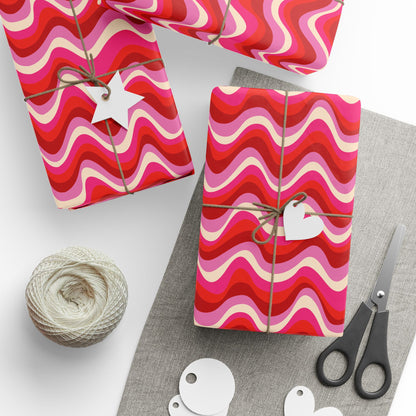 Blush Frequency Wrapping Paper