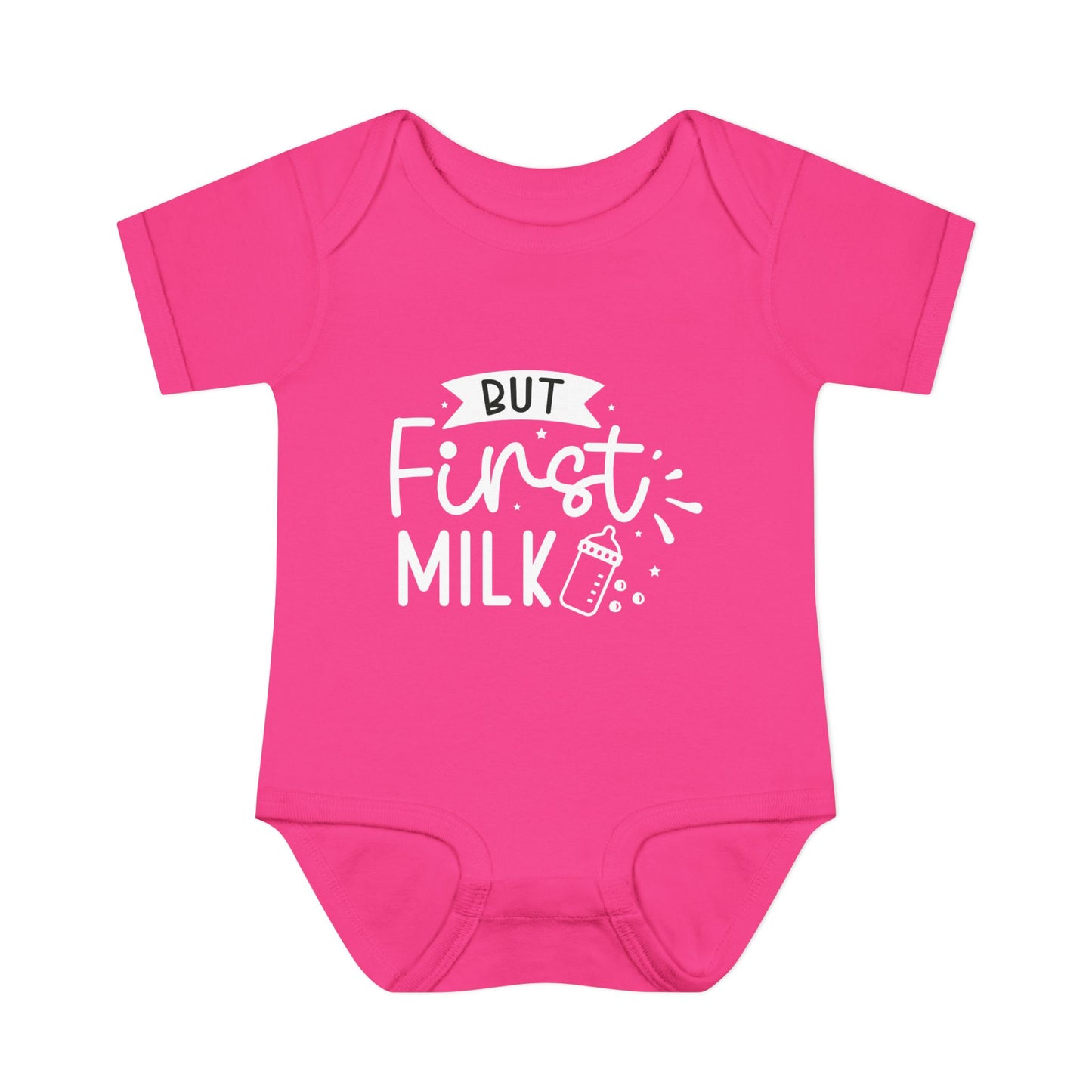 But First Milk Infant Baby Rib Bodysuit