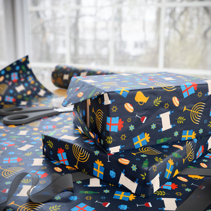 Shine & Celebrate Hanukkah Wrapping Paper