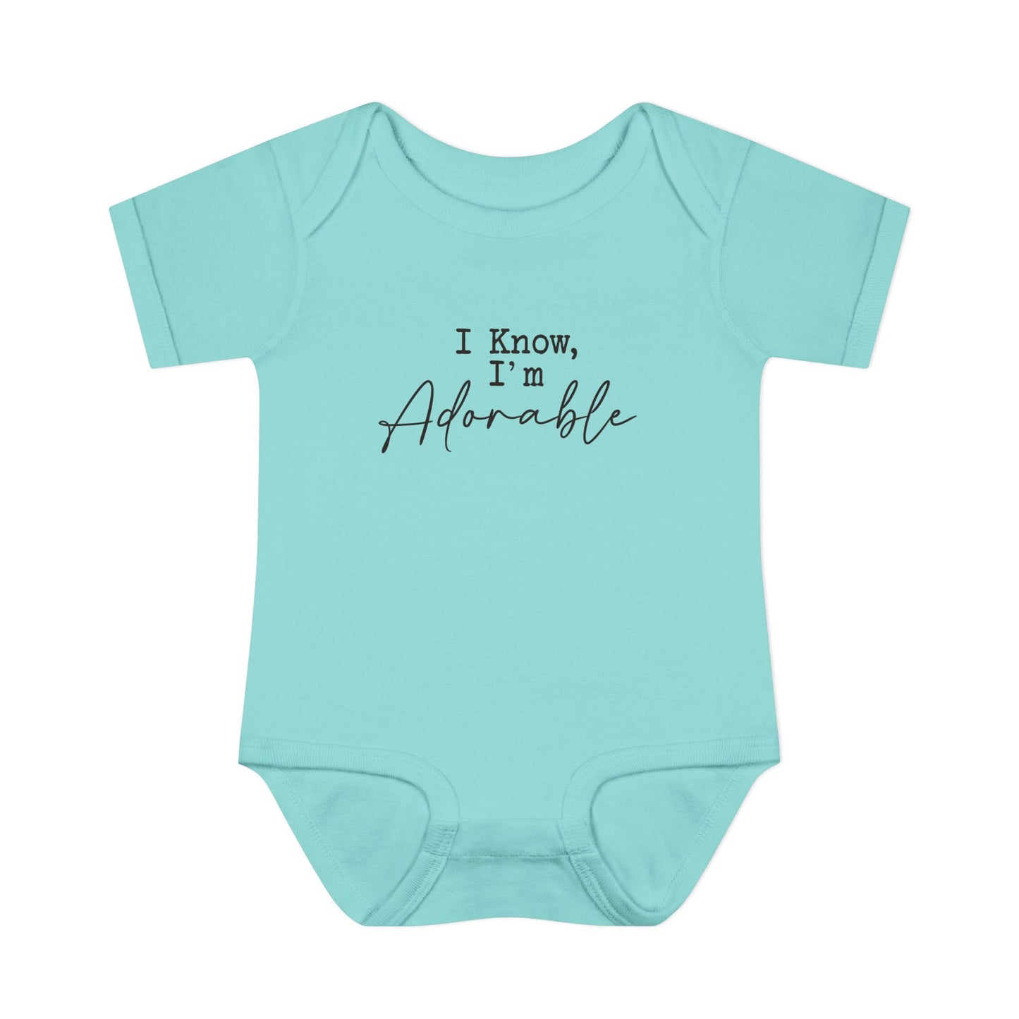 I Know I'm Adorable Infant Onesie