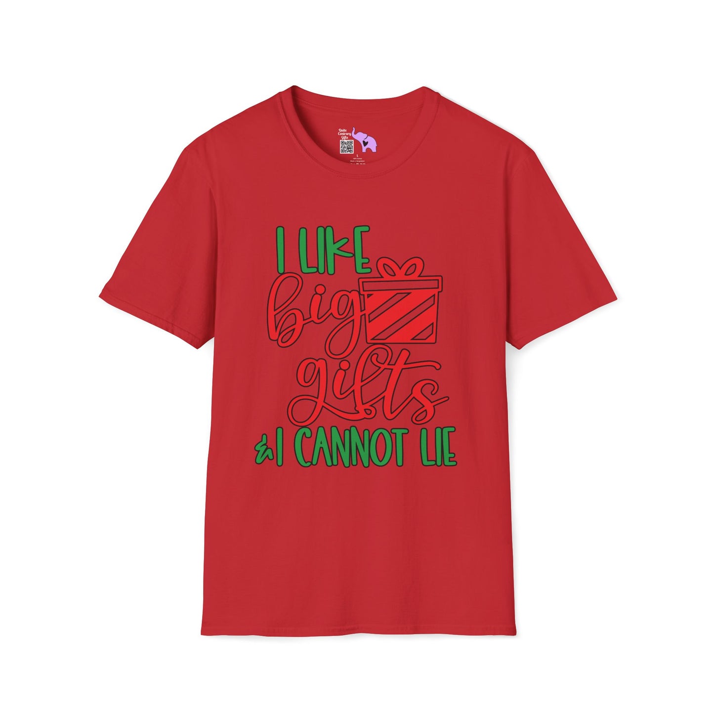 I Like Big Gifts & I Cannot Lie Adult T-shirt