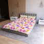 Whimsical Smiley Faces Microfiber Duvet Cover