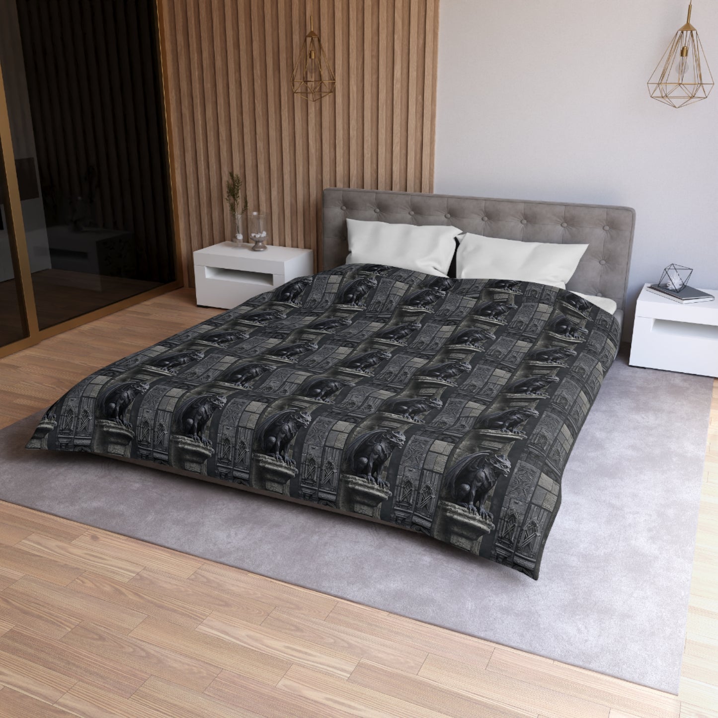 Gargoyle Vigil Duvet Bedding Set