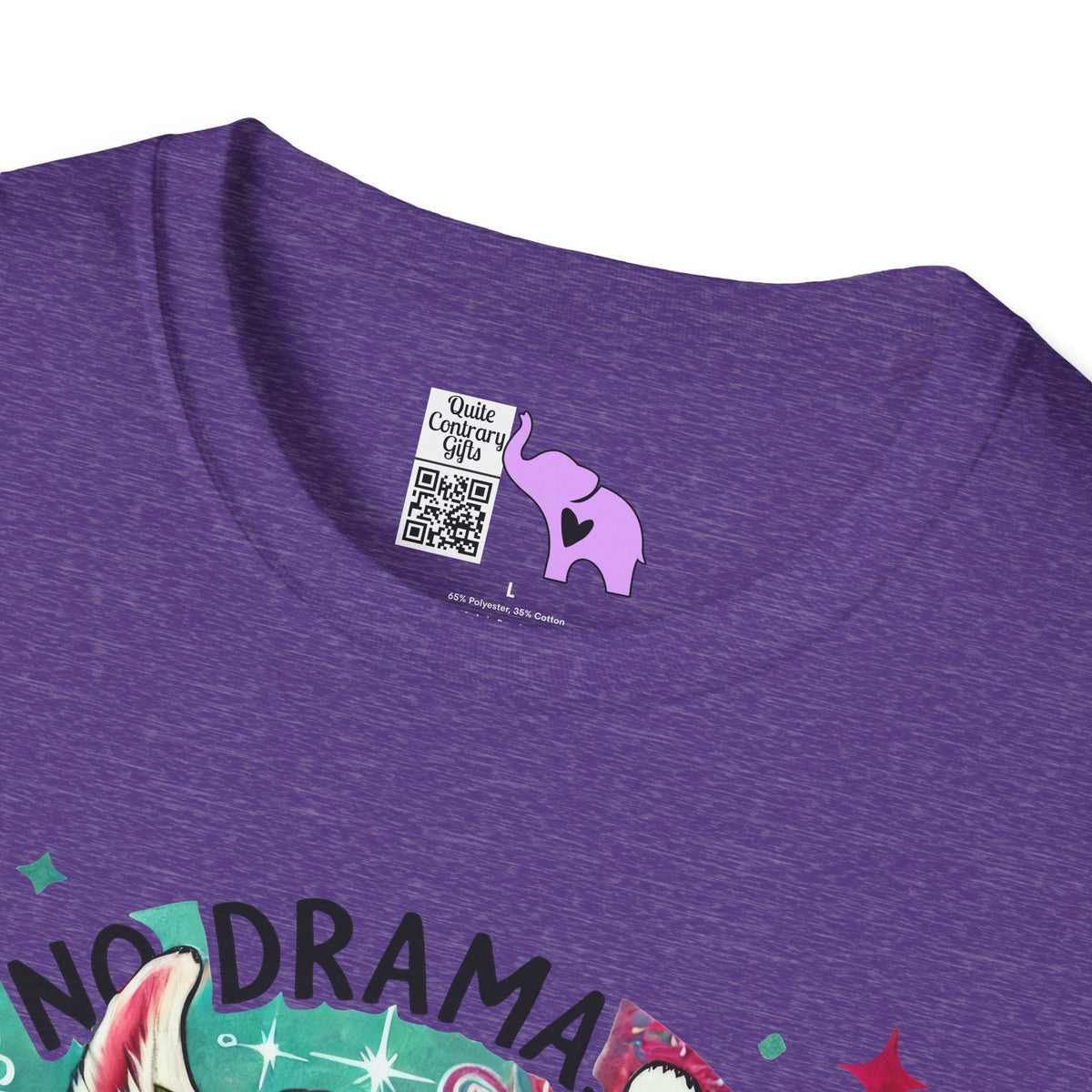 No Drama Just Llama Adult T-shirt