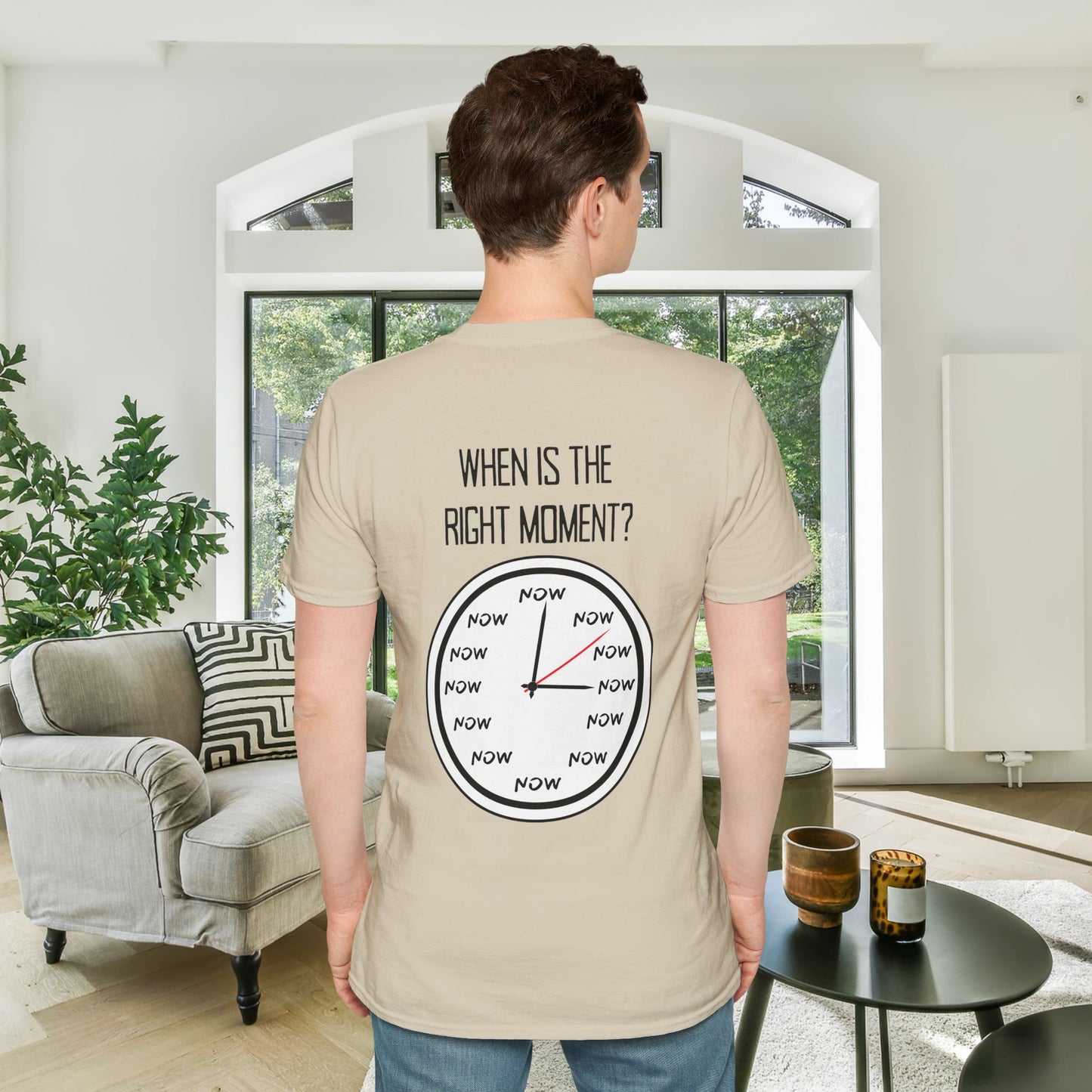 The Moment is Now Adult T-shirt