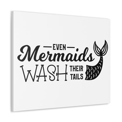 Even Mermaids Wash Their Tails 2 Canvas Horizontal Wraps w/o Frame