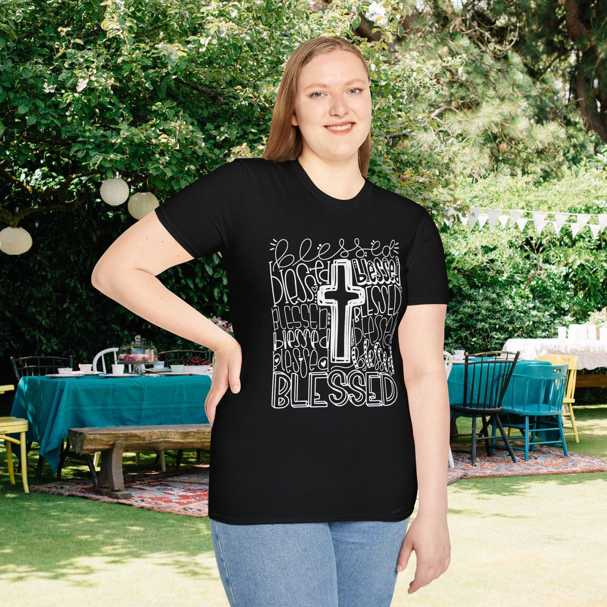Blessed Beyond Measure Adult T-shirt