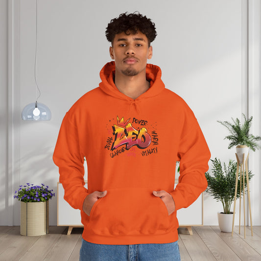 Leo Street Art Heavy Blend™ Hooded Sweatshirt