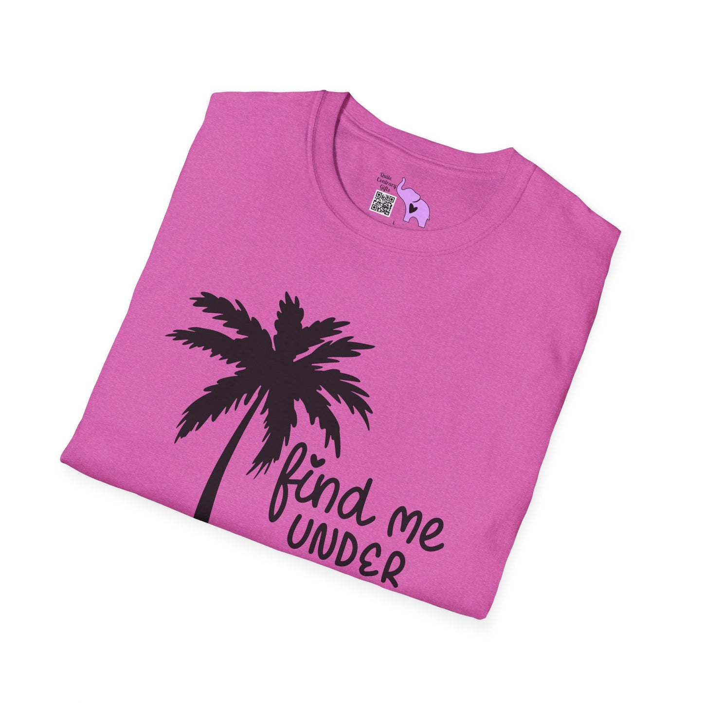 Find Me Under The Palms Adult T-shirt