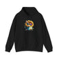 Cool Sunflower Kitten 1 Heavy Blend™ Hooded Sweatshirt