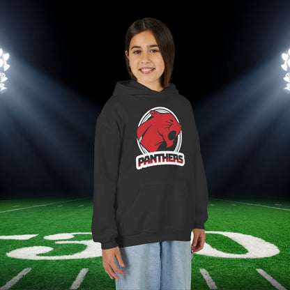 Panthers Circle Youth Heavy Blend Hoodie