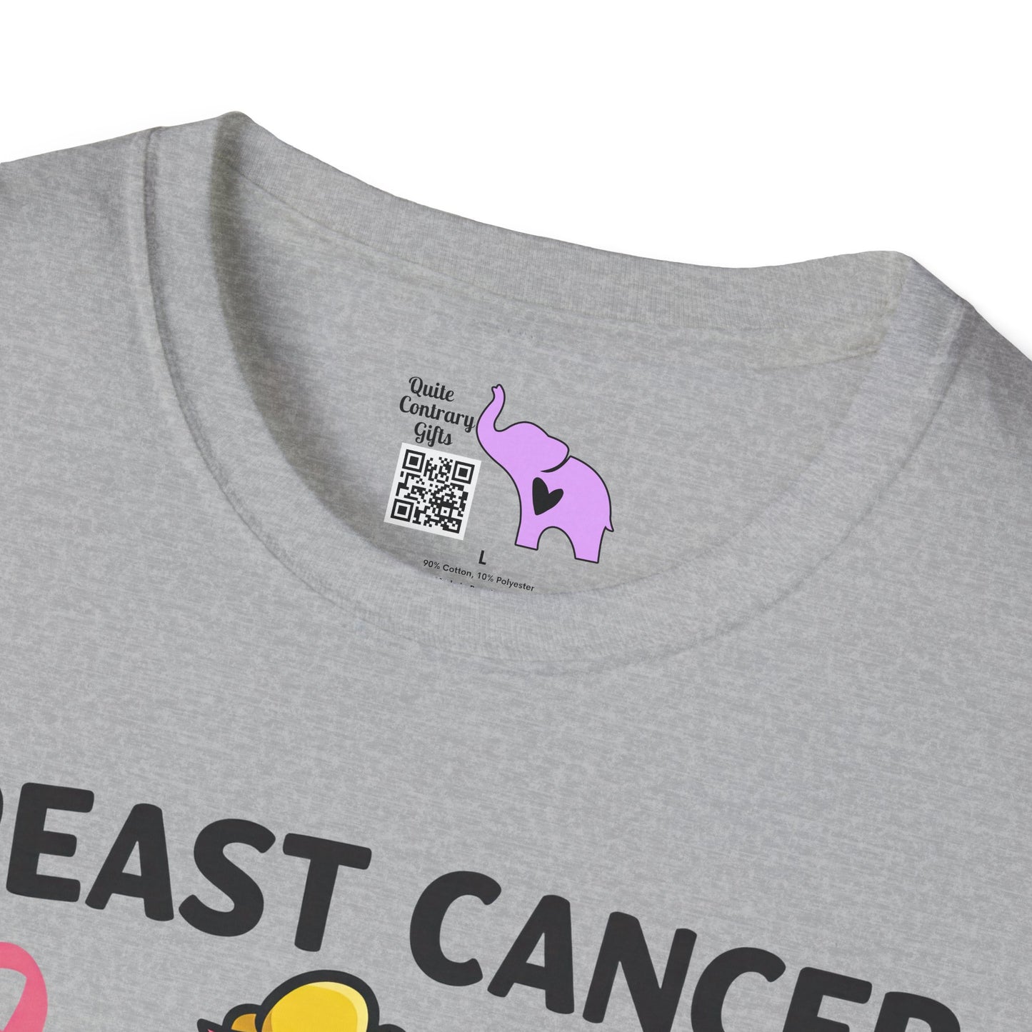 Breast Cancer Messed With The Wrong Chick Adult Unisex Tshirt