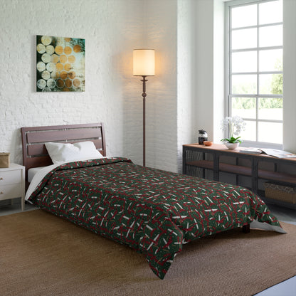 Holiday Brushstrokes Comforter