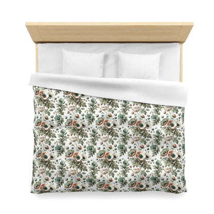 Whimsy In Bloom Microfiber Duvet Cover