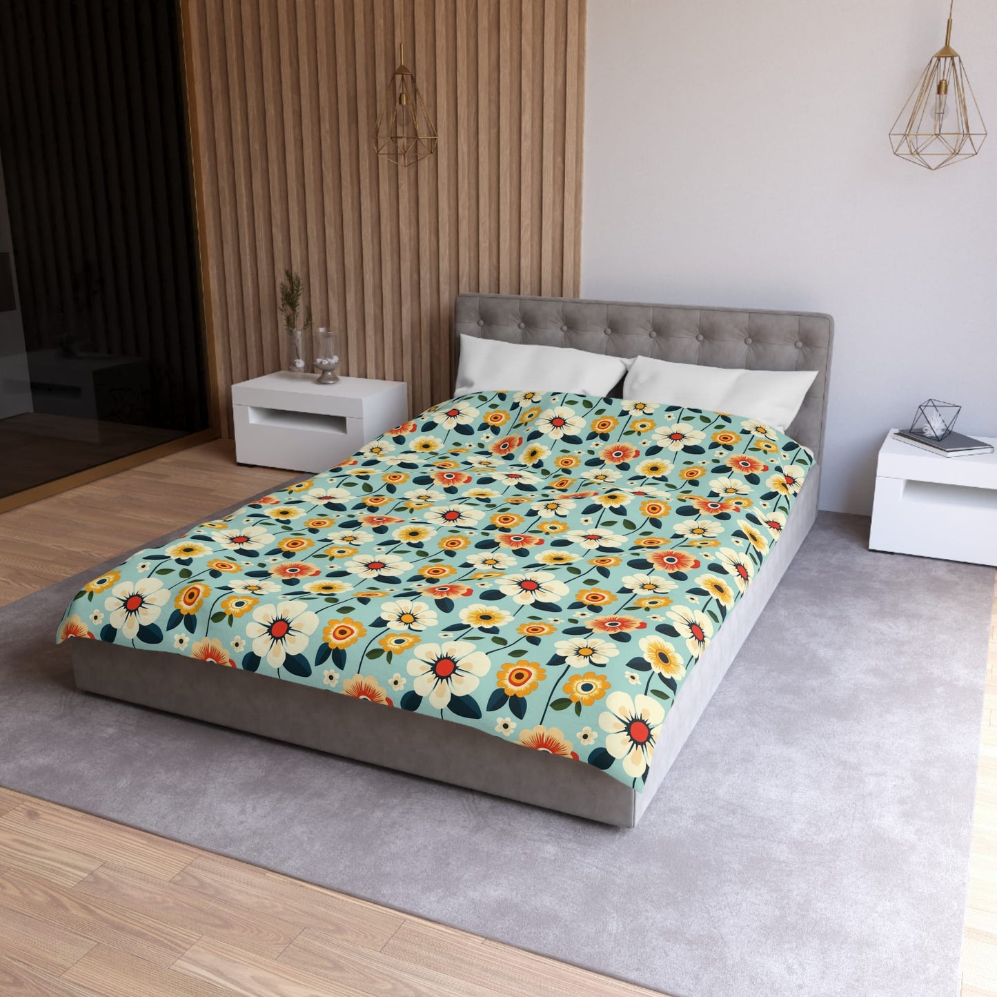 Joy Petals Microfiber Duvet Cover