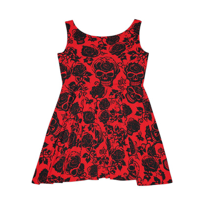 Crimson Masquerade Women's Skater Dress