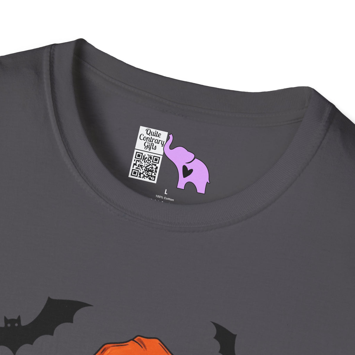 Spooky Mama (Black Catl) Adult T-shirt