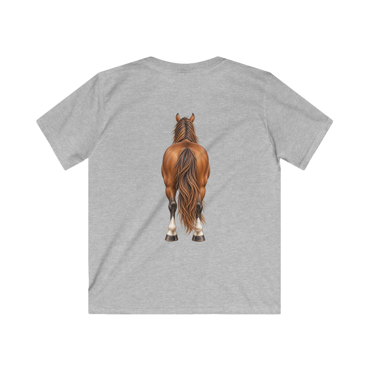 ""Front to Back Horse Lover Youth Softstyle Tee