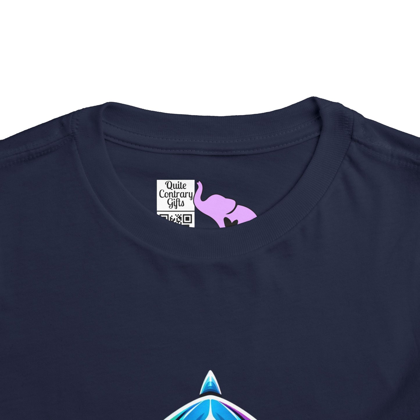 Colorful Shark Toddler Tee