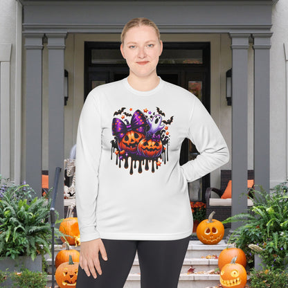 Bats Bows & Boos Adult Long Sleeve Tee