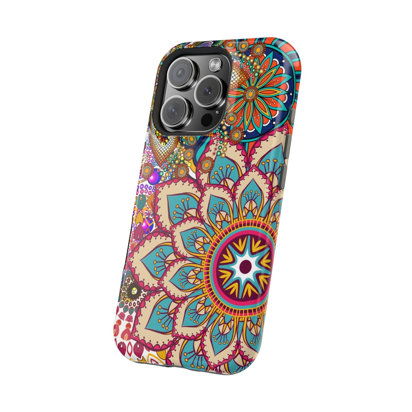Colorful Mandala MagSafe® Compatible Tough Case for iPhone