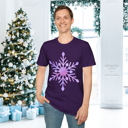 Large Snowflake Adult T-shirt